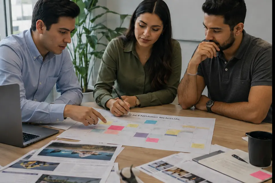 Planificación profesional de contenido para redes sociales