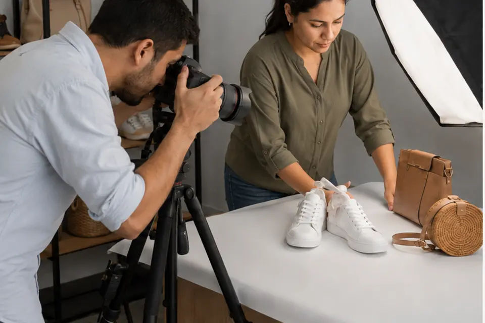 Tienda virtual moderna para exhibir productos